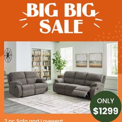 2 Pc Sofa And Loveseat 