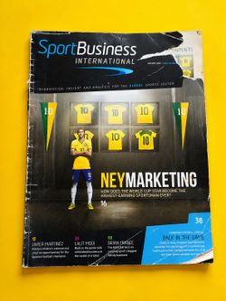 SportBusiness International 2014 #203 Neymar Brazil World Cup Soccer Magazine