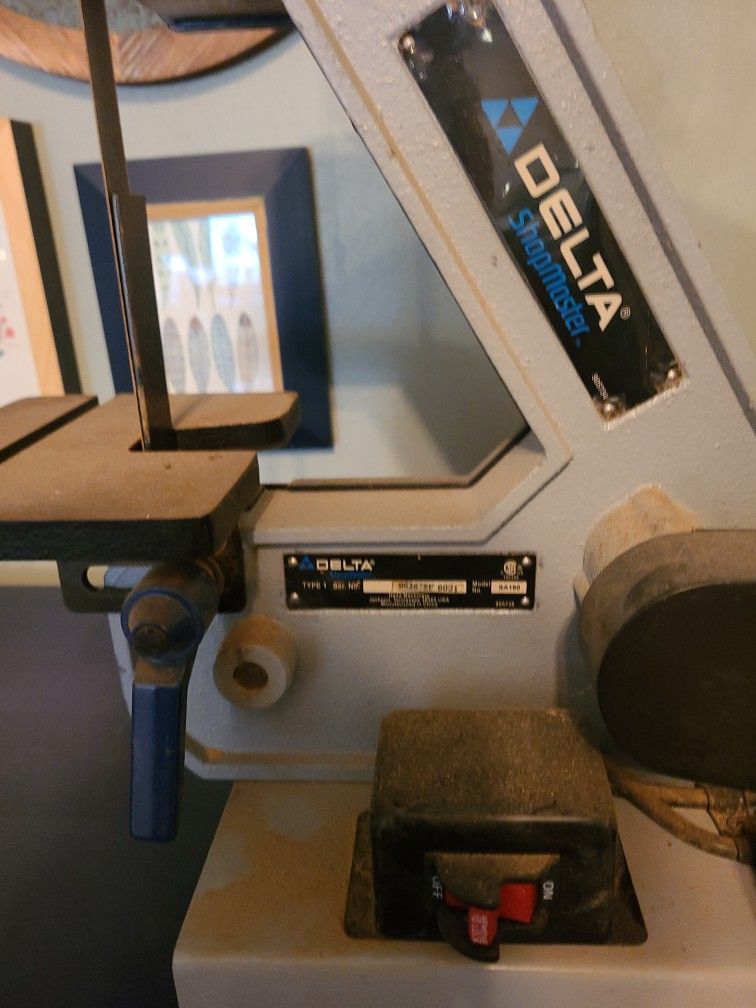 Delta 1" Belt & 8" Disc Sander Model SA180 With 1/3 HP, 6 Amp Motor