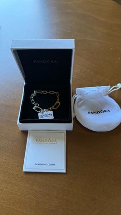 Pandora Two-Tone Chain Link Bracelet