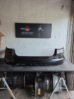 Black Rear Bumper Cover OEM