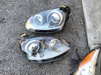 2006-2009 Volkswagen Golf GTI xenon hid headlights with lights bulbs and accessories