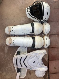 White Easton Catchers Gear