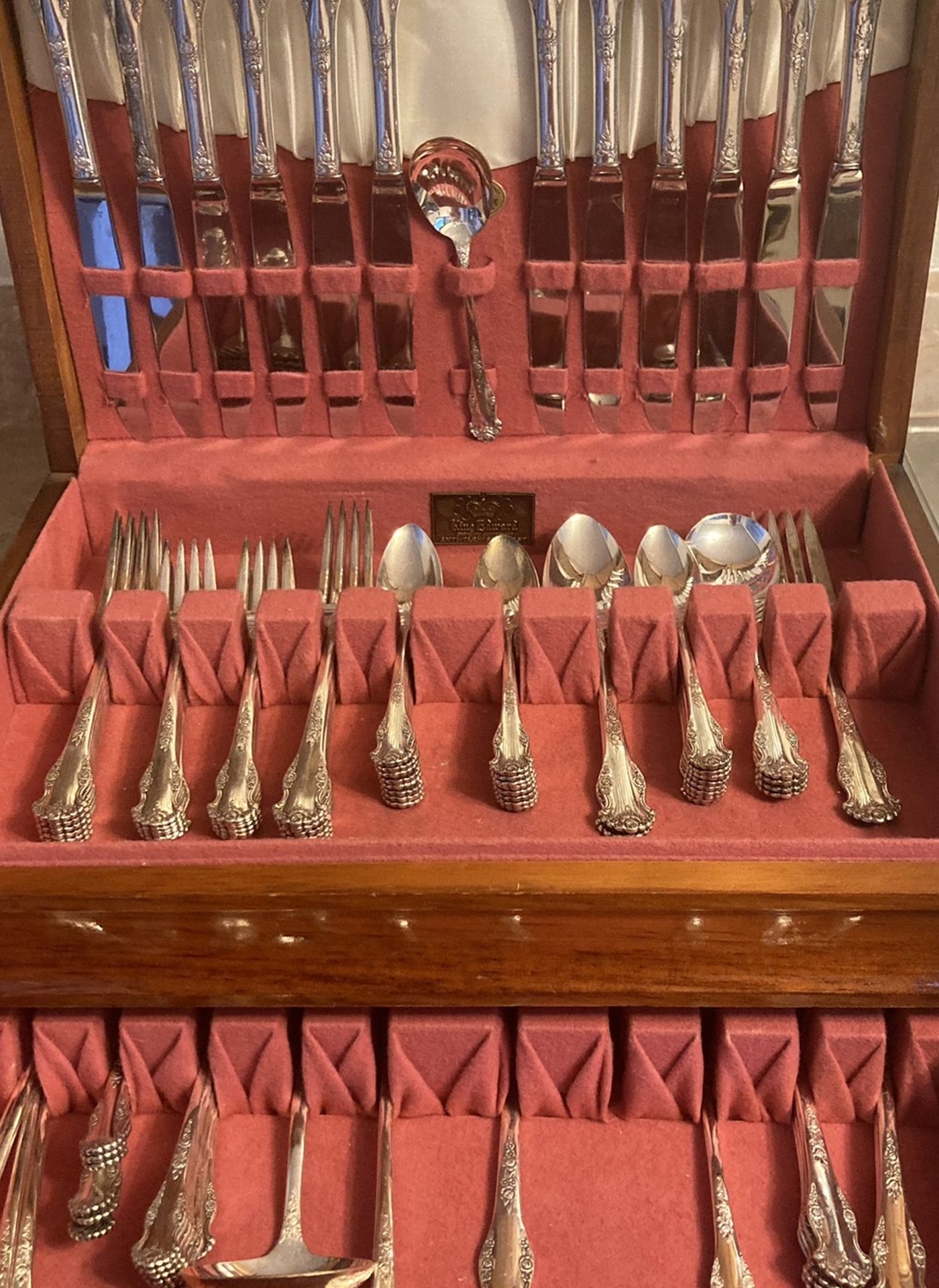 King Edward Silver plate NSC 96 PCS. MINT