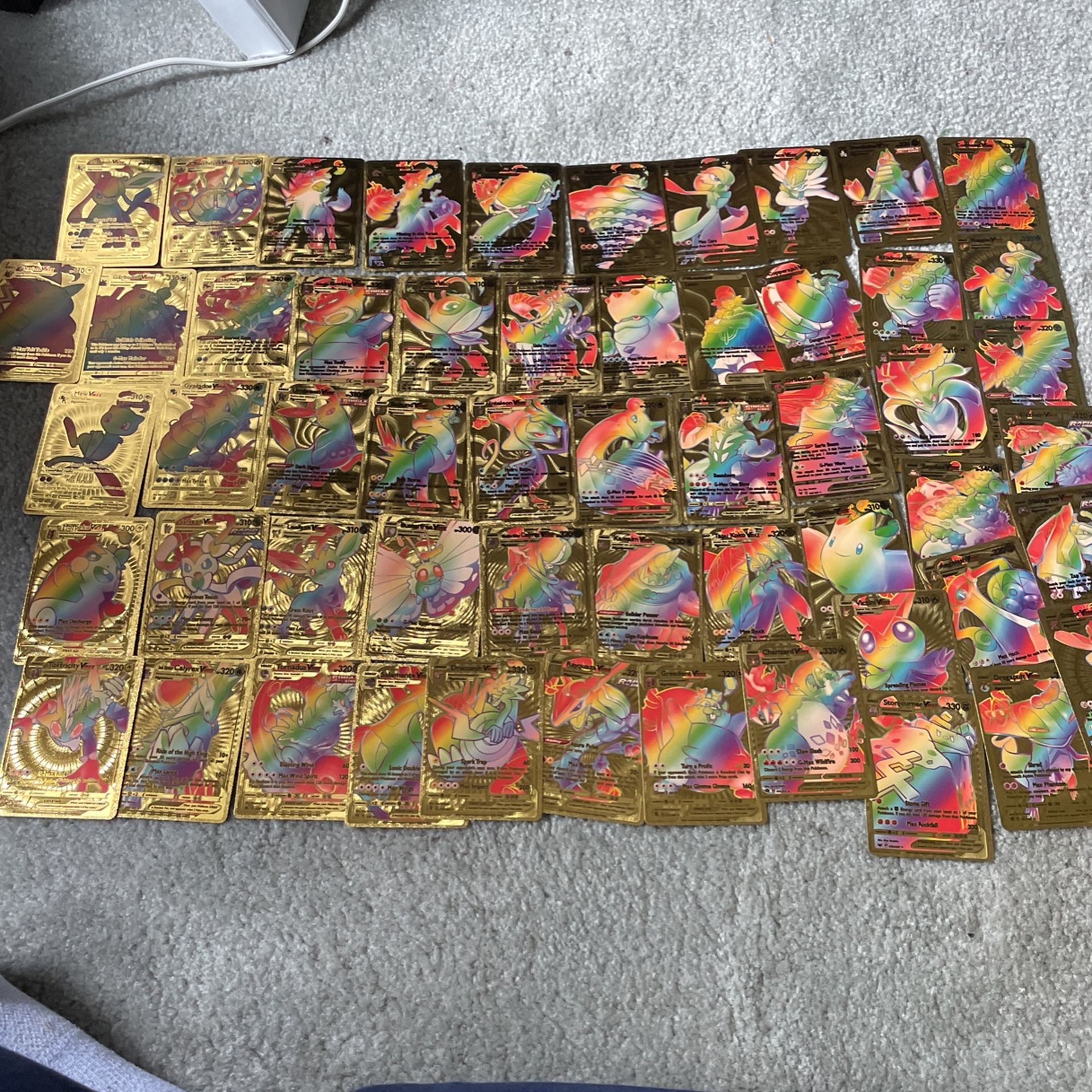pokemon cards golden rainbow 