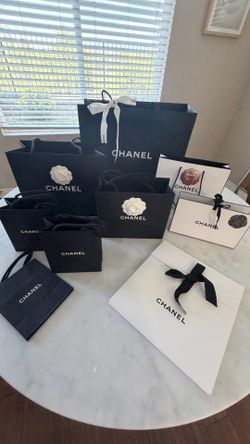 Chanel Shopping Bags Gift Bags Lot – Various Sizes