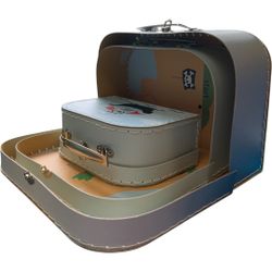 Mud Pie Blue Pirate Suitcase Set