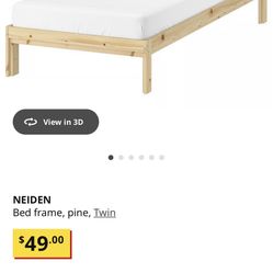 IKEA Twin Wooden Bed