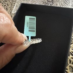 925 Moissanite Ring Size 7