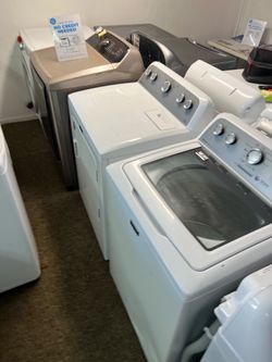 Extra large capacity washer and dryer