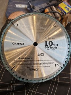 NEW 10 inch 60 tooth table saw blade