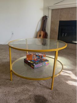 Gold Coffee Table