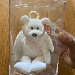 HALO BEANIE BABY 1998 (RARE BROWN NOSE)