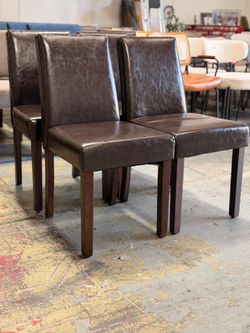 Brown wood Dining Chairs