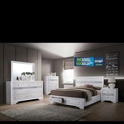 4pcs QueenWhite Set With Ortho Matres!!