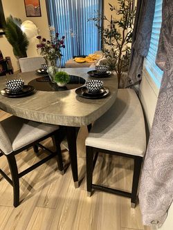 Sectional + Full Dining Set Bundle — Must Go!