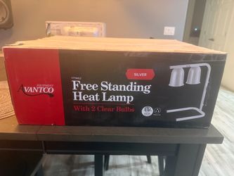 Avantco Free Standing Heat Lamp Silver