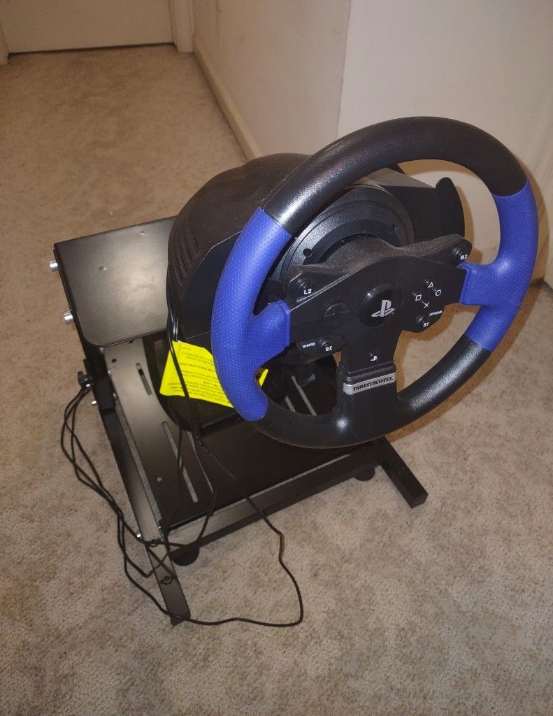 Thrustmaster T150 Force Feedback w/ Steering Wheel Stand For PS3 & PS4
