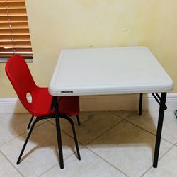 Life Time Kids Table And Chair