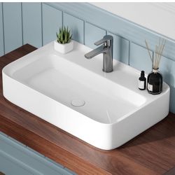 Bathroom Vessel Sinks 27.8" x 18"