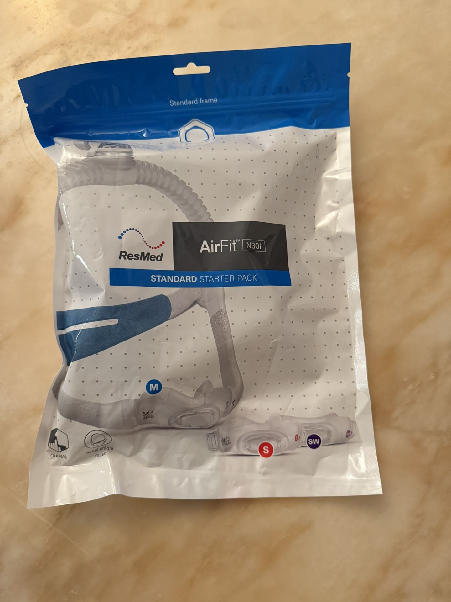 Brand New Sleep Apnea ResMed Air Fit Size M - N30i