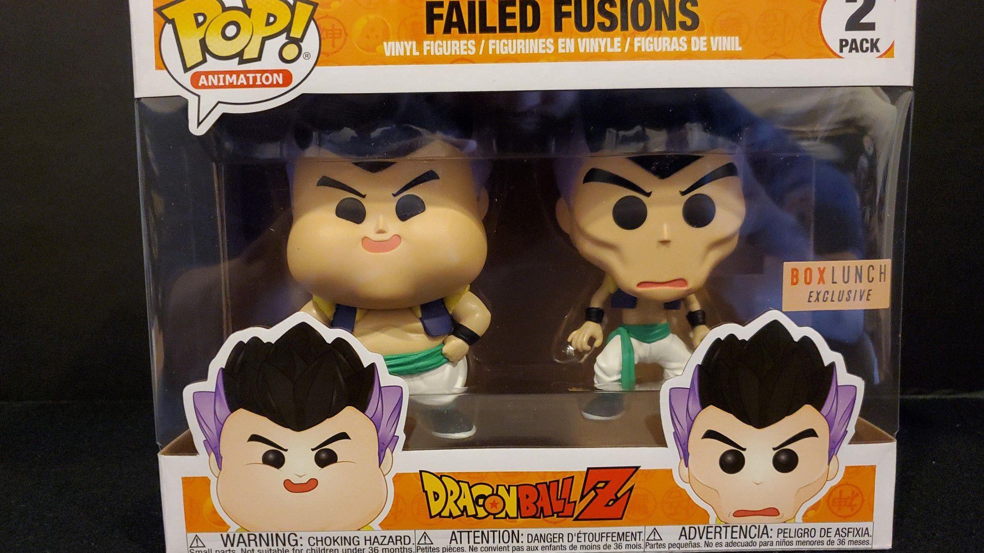 DRAGONBALL Z FAILED FUSIONS EXCLUSIVE 2 PACK