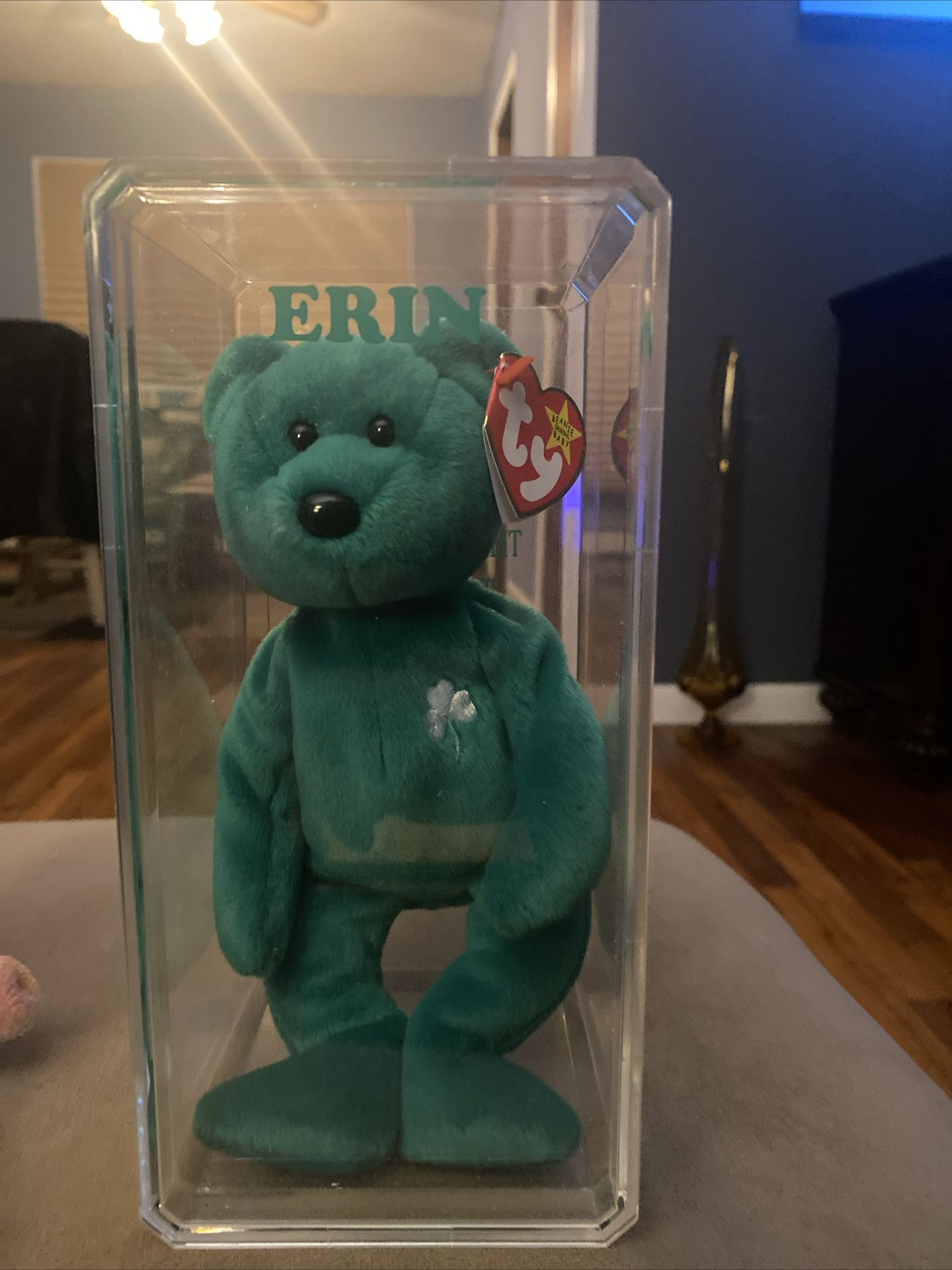 Erin Beanie baby with Errors Perfect mint Condition