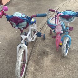 Girl Frozen Bikes 