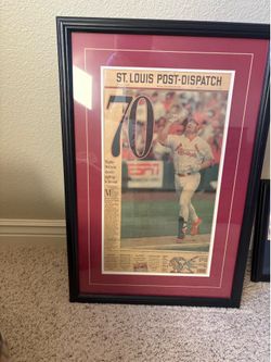 Cardinals picture frame