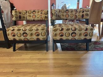 Pair of Upholstered Accent Chairs