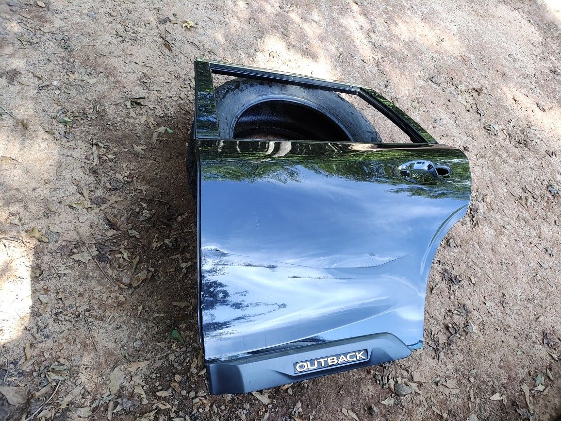 Driver Side Rear Door For A Subaru Outback 2020 To 2024 OEM Part