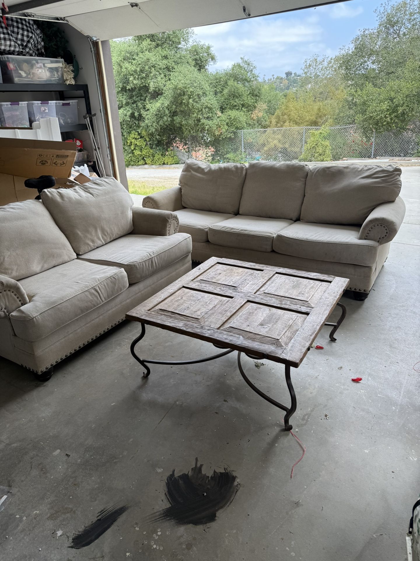 Sleeper Sofa + Loveseat Set