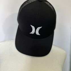 Black Hurley mesh hat