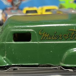 Vintage 1950s Meier & Frank Tin Toy Delivery Truck