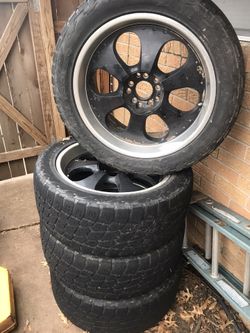 22” American racing wheels with nitto tires