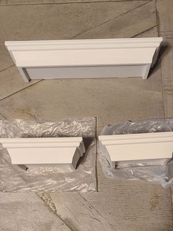 3 piece wall shelves