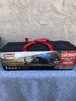 Coleman 4-Person Carlsbad Dark Room Dome Camping Tent