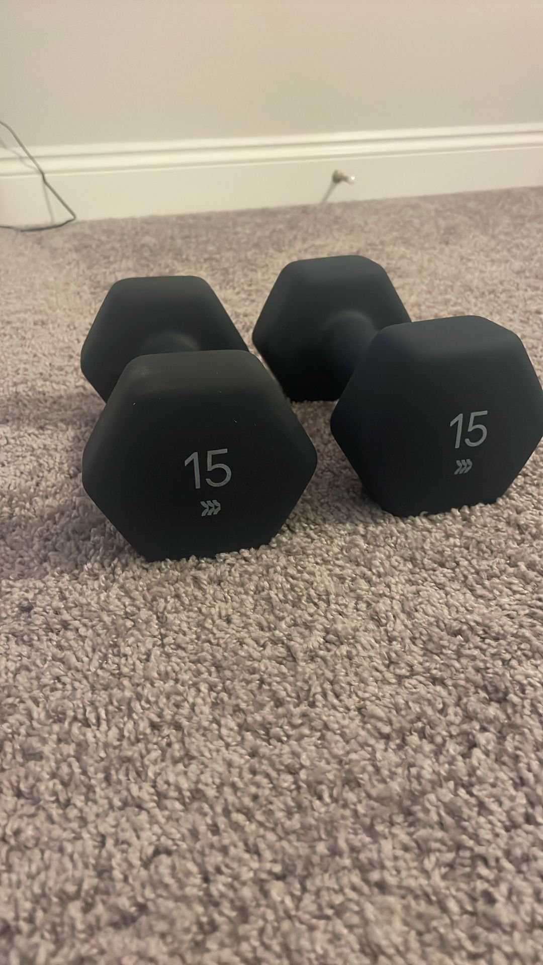 15lbs Dumbbell Weights (2)