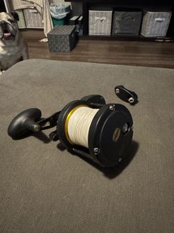Lefty Penn Fathom 30 two speed conventional salt water fishing reel.
