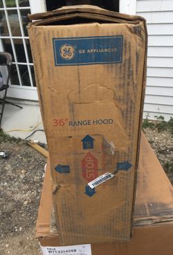 New 36 range hood