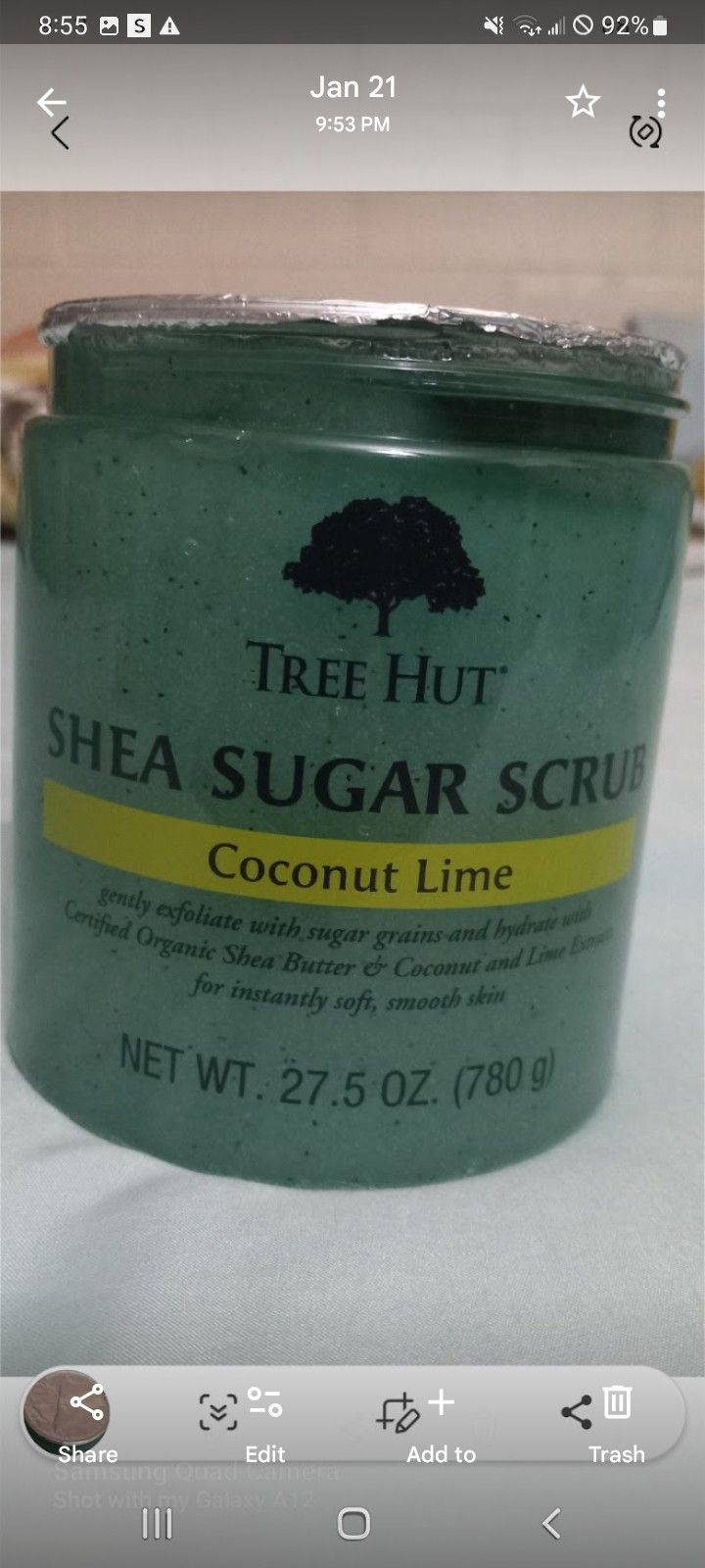 New Unopened Sealed High-quality Brands Shea Sugar Scrub Coconut Lime Big Container $20