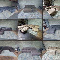 We sell couches sectionals wrap arounds pullouts recliners loveseats sofas furniture