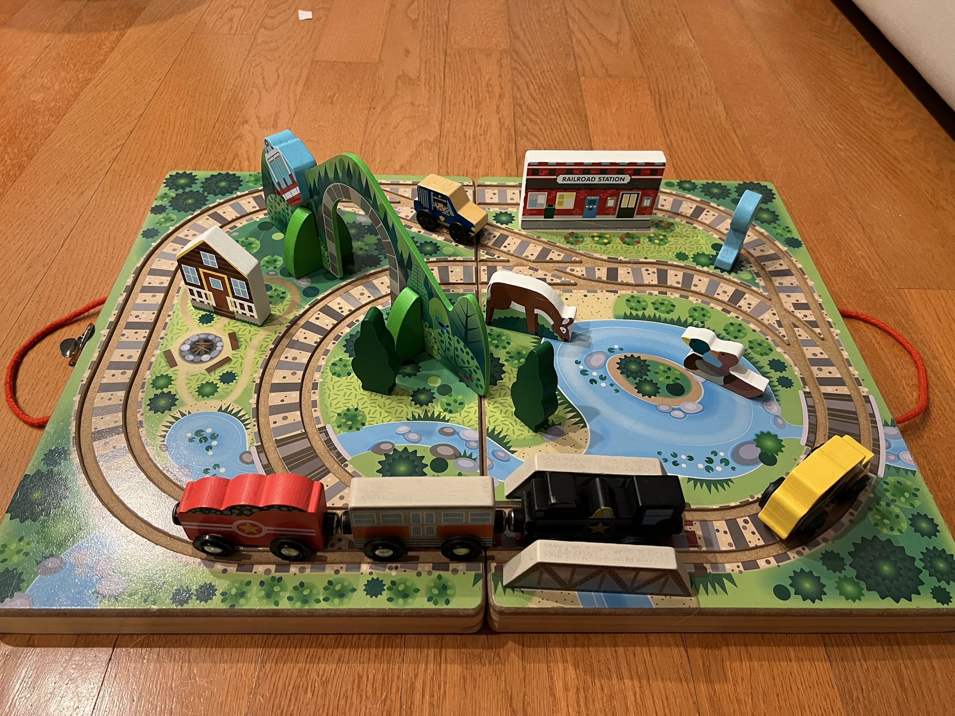 Melissa And Doug Train Set With Case