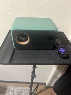 LED Projector with Roku Adapter