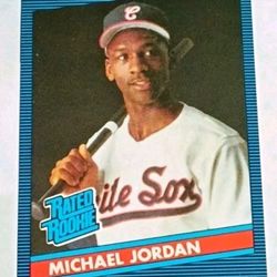 Michael Jordan 1986 Donruss Style Rated Rookie Mint 