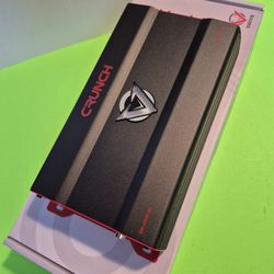 CRUNCH 3725 WATTS MONOBLOCK 1 OHM STABLE BUILT IN CROSSOVER WITH BASS CONTROL CAR AMPLIFIER ( BRAND NEW PRICE IS LOWEST INSTALL NOT AVAILABLE )
