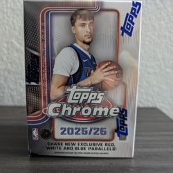 2025/26 Topps Chrome Basketball Blaster Box