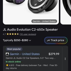 Pair Of JL Audio 6.5 C2-650x Coaxials