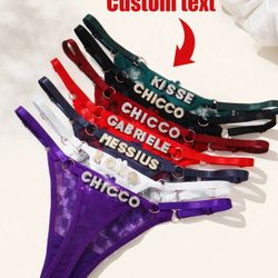 Customize Lace Thong 