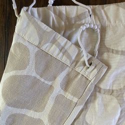 Giraffe Tan And White Shower Curtain With Hangers